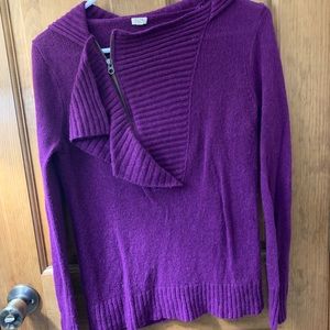 S J. Crew purple sweater